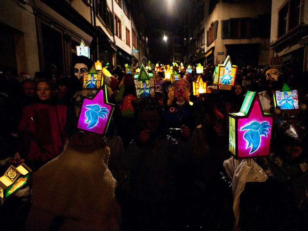 Ritual am Rheinknie: Der Morgestreich erffnet die Basler Fasnacht.