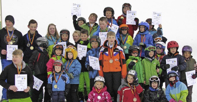 Lauter strahlende Gewinner gab es beim Kinderskifest in Ibach  | Foto: verein