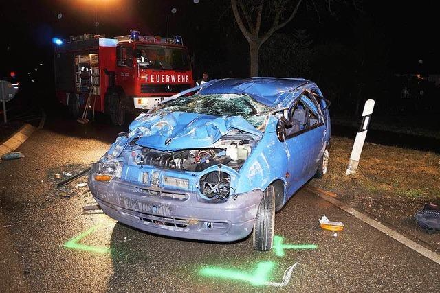 Filmreifes Gaunerstck nach Unfall in Neuenburg