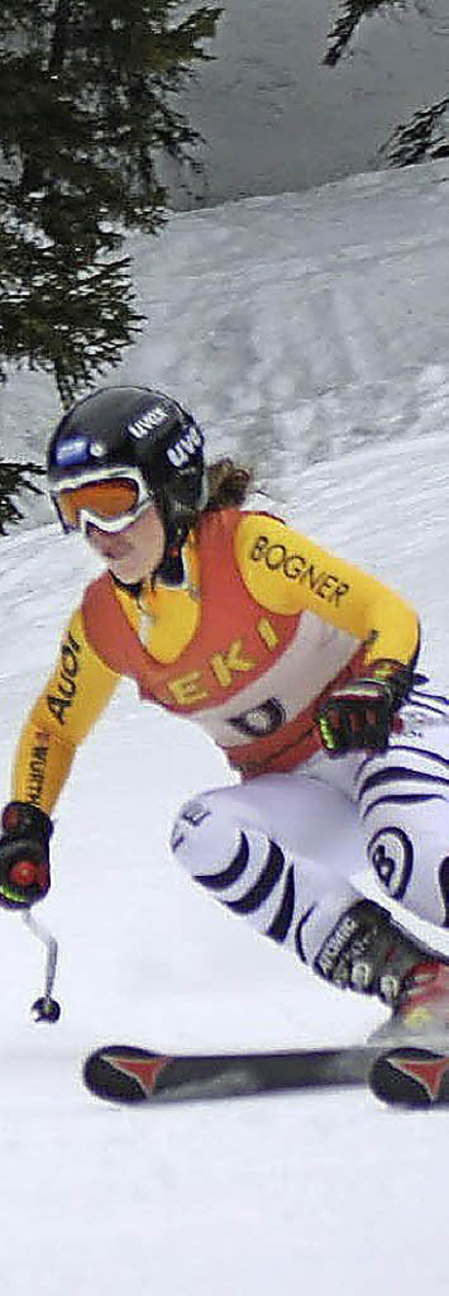 Shannon Lffelholz wurde  im Riesensla...isterin des Skiverbands Schwarzwalds.   | Foto: VFJG