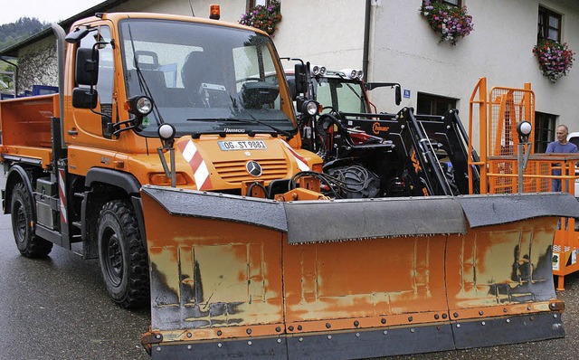 Ein neuer Unimog wird in Au gebraucht.  | Foto: Theo Weber