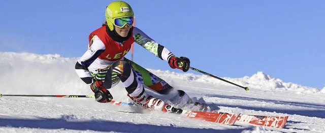 Azurblau war der Himmel am Jenner nicht : Chiara Horning vom Skiclub Muggenbrunn  | Foto: Horning-Wiesler