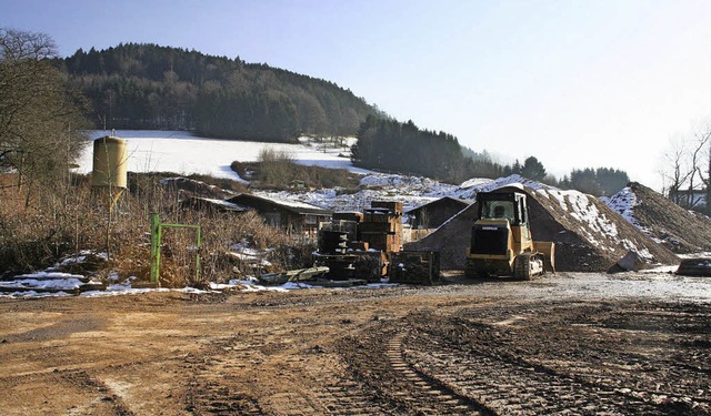 Der alte Bauhof wird im Mrz  ganz abg...nchstes Jahr mit dem Bauen beginnen.   | Foto: Karin Heiss