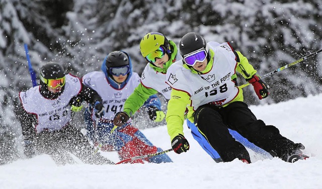 Den King oder die Queen of the Forest ...Snowboardfahrer am Feldberg ermitteln.  | Foto: Veranstalter