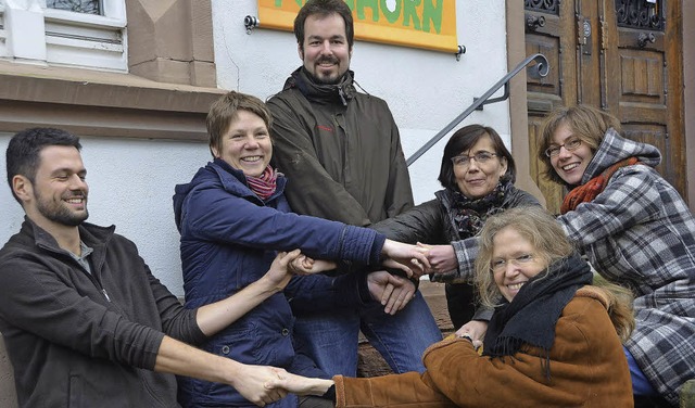 Von links: Tim Krause, Amandine Topin,..., Hanna Otter, Isabell Schfer-Neudeck  | Foto: Suanne Ehmann
