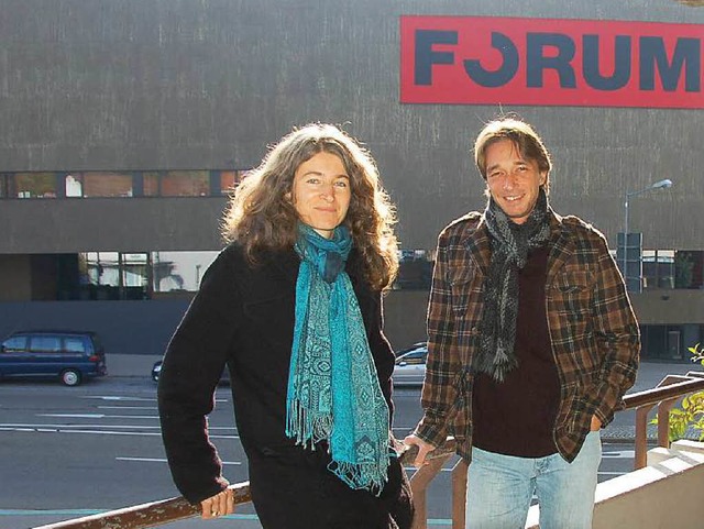 So ging&#8217;slos im Herbst 2009: Hei...oachim Fischer vor den Forum-Cinemas.   | Foto: Archivfoto: rab