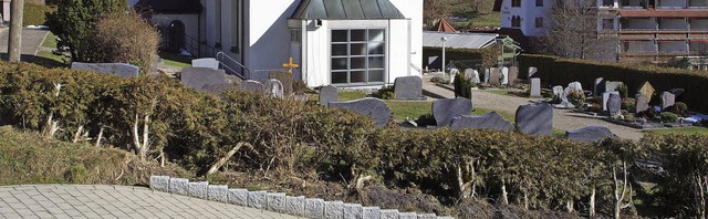 Die Friedhofshecke im Brettental soll erneuert werden.   | Foto: Michael Haberer