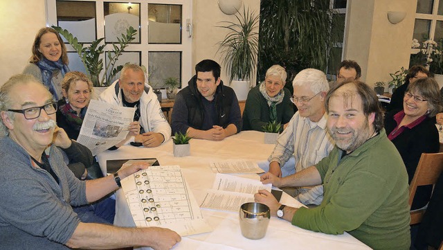 Fr mehr Lebensqualitt durch Tempo 30...die Initiativgruppe Basler Strae an.   | Foto: Britta Wieschenkmper