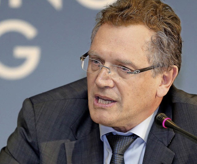 Gibt sich knallhart: Fifa-Generalsekretr Jrme Valcke  | Foto: afp