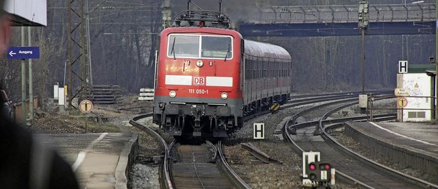 Riegel fordert eine Verbesserung des L...zes im Bereich des Riegeler Bahnhofes.  | Foto: Archivfoto: Martin Wendel