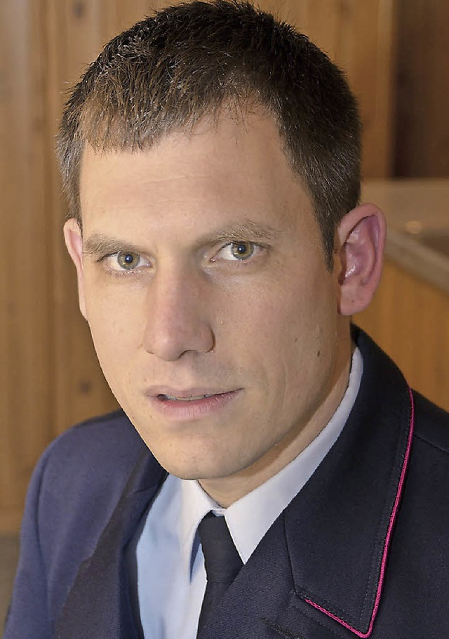 Leiselheim. Der neugewählte Abteilungskommandant Matthias Schott. | Foto: Roland Vitt Leiselheim. Der neugewählte Abteilungskommandant Matthias Schott. | Foto: Roland Vitt