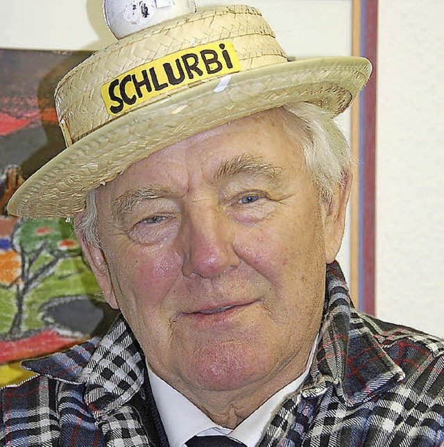 So sah er aus, der Schlurbi: Werner Rigling im Jahr 2007.   | Foto: Fackler