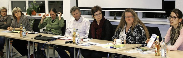 Expertenpodium: Birgit Schaffrina (Kin...chlow, Elke Wissler, Sabrina Brstle    | Foto: h. fabry