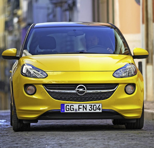 Bei Kleinwagen ist poppiges Gelb beliebt.   | Foto: opel