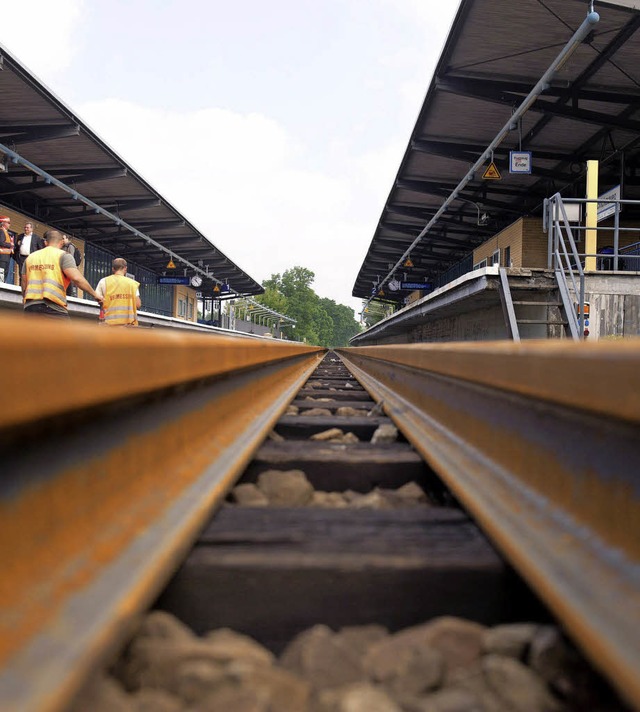 Zum Bahnausbau fallen in den regionale...en Gremien die letzten Entscheidungen.  | Foto: dpa