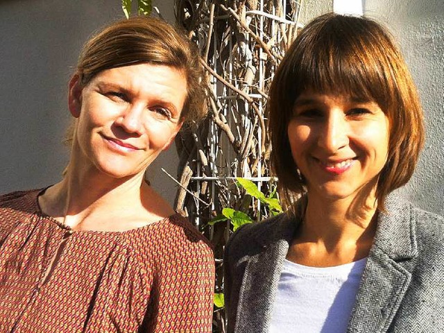 Stephanie Streif und Sonja Zellmann au...isch-Redaktion der Badischen Zeitung.   | Foto:  privat