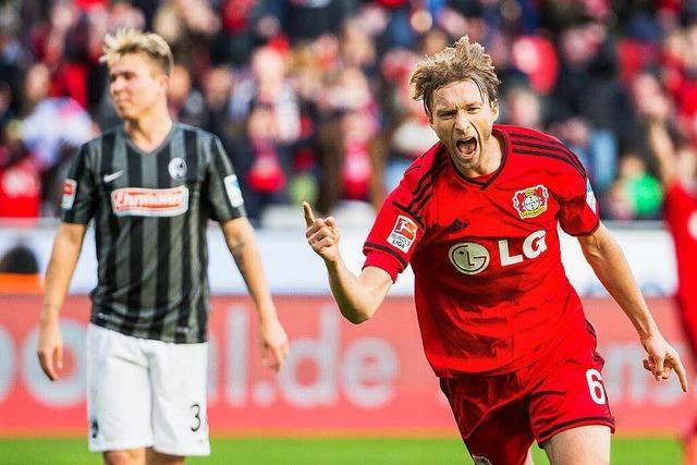 Der SC Freiburg verliert in Leverkusen mit 0:1