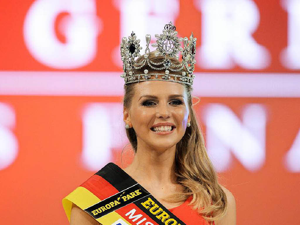 Die frisch gekrte Miss Germany 2015: Olga Hoffmann (23) aus Mnster.