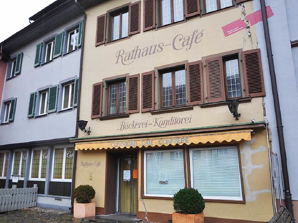 Schon Ende Dezember hat Karl Guth, der... Rathaus-Cafs, das Handtuch geworfen.  | Foto: Rainer Ruther