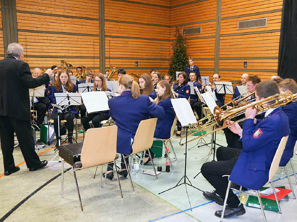 Fr Musik sorgte die Kapelle aus Kirchhofen.