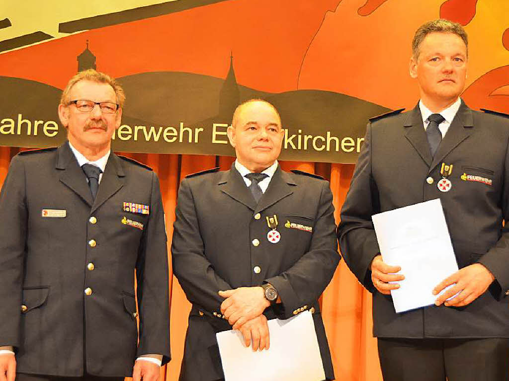 Karl-Heinz Thoma, Michael Leppert, Christoph Blattmann (von links)