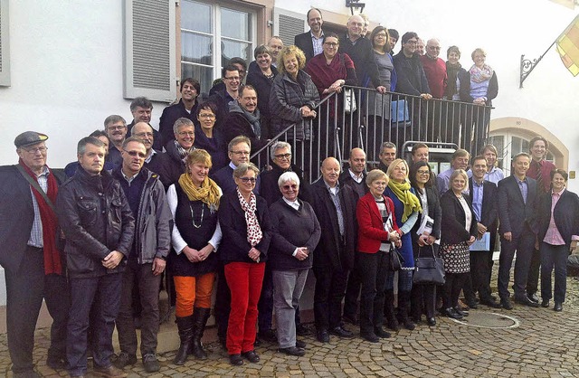 Die Teilnehmer der Gemeinderatsklausur in Freiburg-Munzingen.  | Foto: Willi Adam