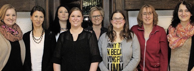 Frauenpower im Vorstand des Harmonika-...er und Jugendvertreterin Melanie Renz   | Foto: Bertsch