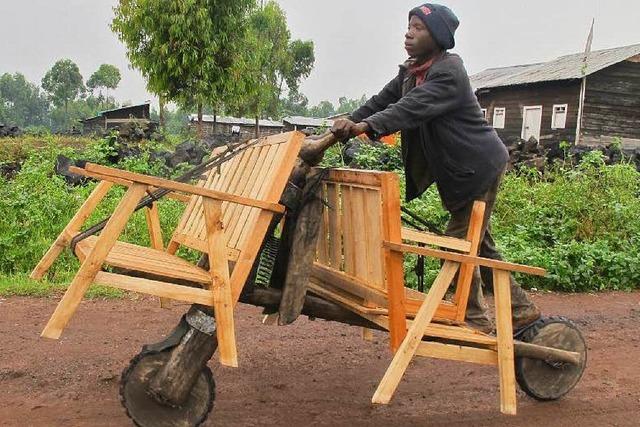 Chikudus sind Mbelwagen der anderen Art im Kongo