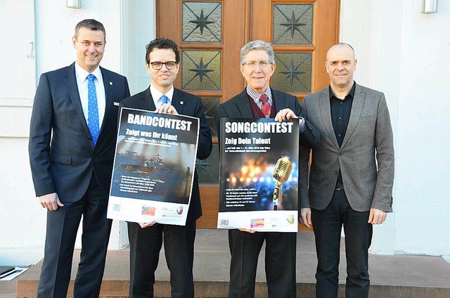 Suchen Talente: v. l.: Dieter Leidinge... und Musikschuldirektor Tobias Meinen   | Foto: Soboll