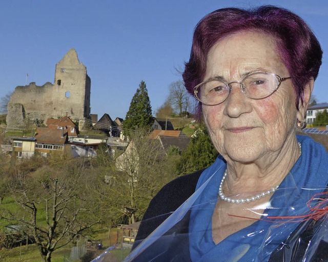 Alma Bhler feierte ihren 80. Geburtstag  | Foto: Aribert Rssel