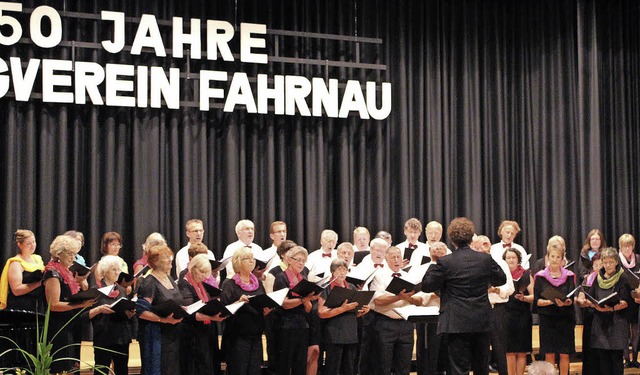 Das Jubilum 150 Jahre Gesangverein Eichen stand 2014 im Mittelpunkt.   | Foto: Anja Bertsch/ZVG
