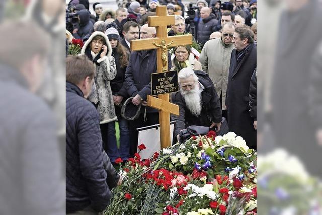 Trauerfeier für Boris Nemzow in Moskau