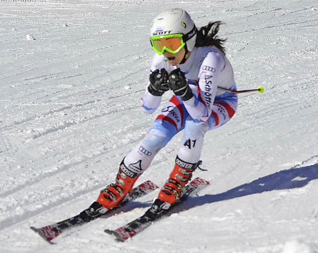 Rasant auf Skiern unterwegs waren auf ... dagegen beim Skispingen erfolgreich.   | Foto: Paul Schle