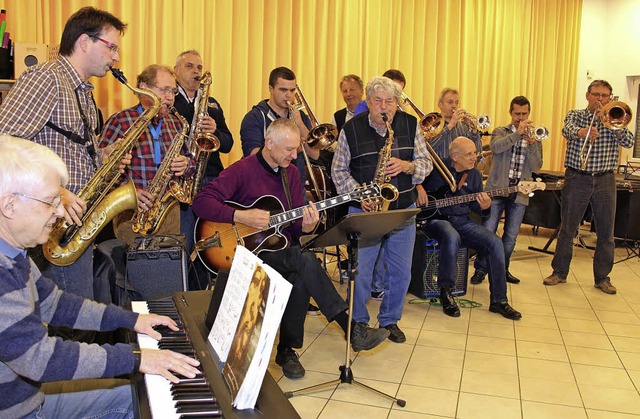 <Text>Musiker der badischen Bigband &#...ftritt am 21. Mrz in Endingen.</Text>  | Foto: Kunibert Stnder