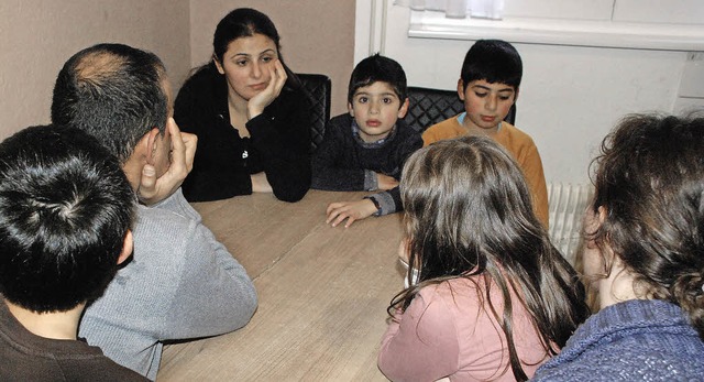 Krisenstimmung  in einer  Lrracher Dr...etwa 70 Quadratmetern zusammenleben.    | Foto: maja Tolsdorf