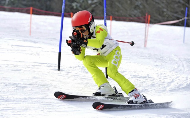 Leo Scherer aus der 3b der Schneebergschule fuhr eine Traumzeit.  | Foto: Thomas Kunz