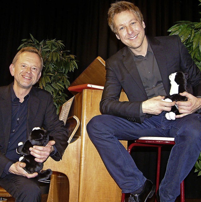 Der Snger und Schauspieler Max Mller...r Nemmer in der Alten Halle in Haagen   | Foto: Roswitha Frey