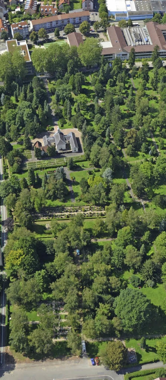 Idyll in der Oststadt: der Waldbach-friedhof   | Foto: rab