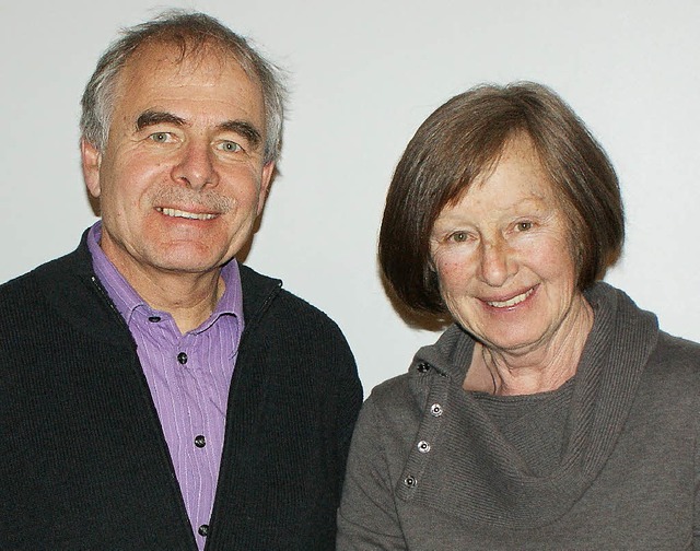 Werner Fasolin und Adelheid Enderle si...nigung fr Heimatkunde ernannt worden.  | Foto: zvg