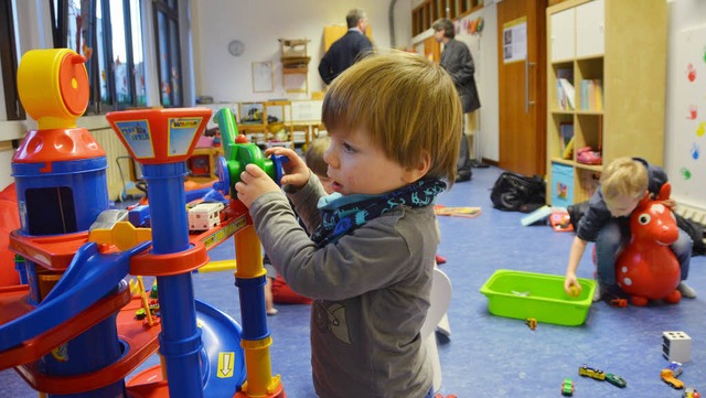 Das Lrracher Familienzentrum hat provisorische Rume  | Foto: Susanne Ehmann