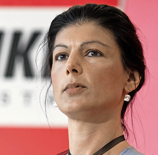 Sahra Wagenknecht ist verrgert.  | Foto: dpa