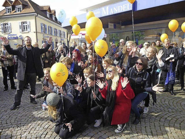 Der Jugendchor aus Lund/Schweden trat ...der Jugendchor aus Celje (Slowenien).   | Foto: Anne Freyer