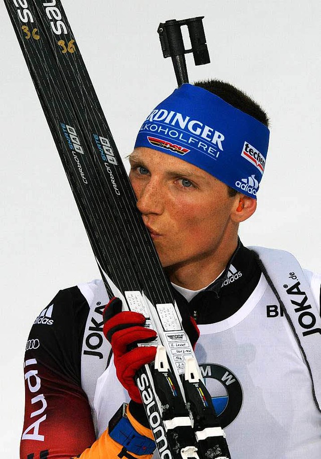 Erik Lesser holt WM-Gold im Biathlon  | Foto: dpa