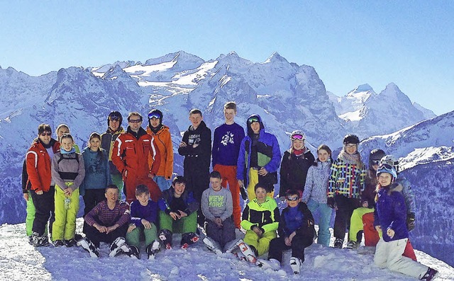 Eine tolle Skifreizeit-Woche erlebten ...des Skiclubs Maulburg in der Schweiz.   | Foto: zvg