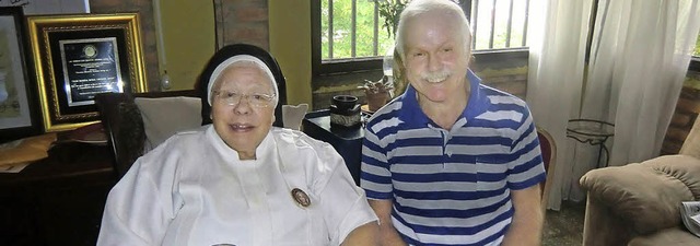 Gerhard Friedrich Schrder, Vorsitzend...zul, mit Schwester Maria in Honduras.   | Foto: archivfoto: ZVG