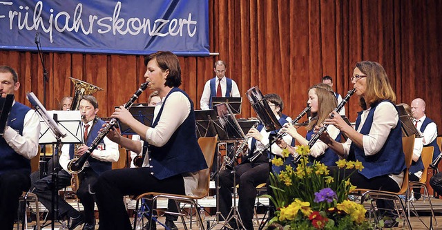 Beim Musikverein Harmonie Schuttern ist der Frhling schon da.   | Foto: Wolfgang Knstle