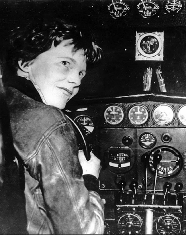 Amelia Earhart (1930) im Cockpit  | Foto: AFP