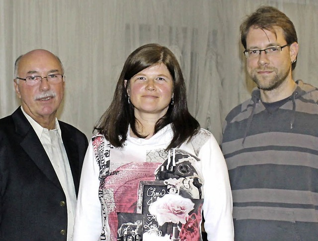 Vorsitzender Rolf Grandis (von links),...tversammlung der Kleinkaliberschtzen   | Foto: Albert Greiner