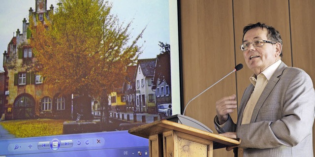 Ekkehard Klem frderte Interessantes zu den Friesenheimer Rathusern zutage.   | Foto: Bettina Schaller