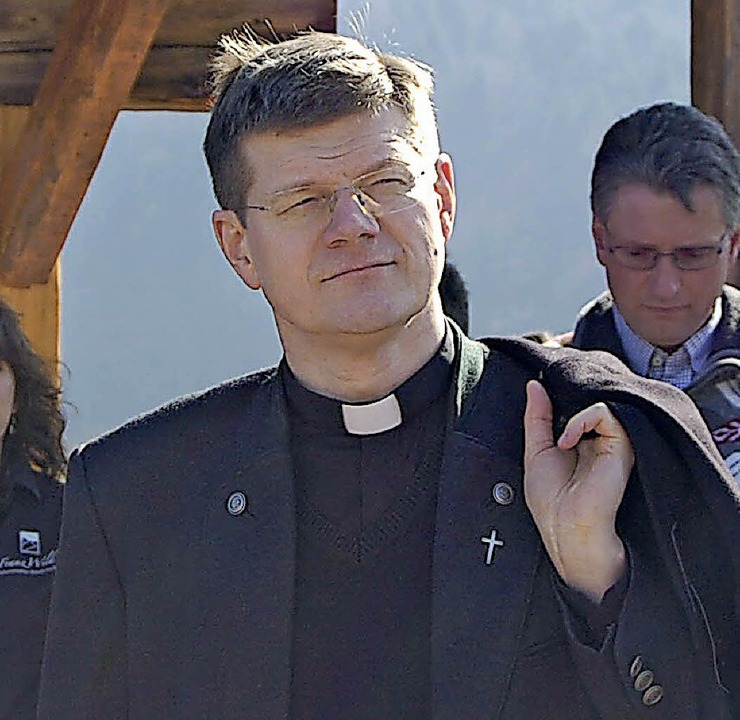 Erzbischof Stephan Burger beim Bischofstag in Berghaupten.   | Foto: bpo